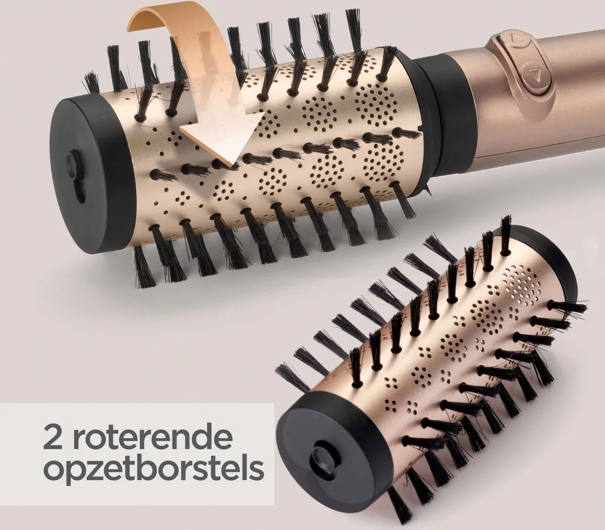 Babyliss Big Hair Dual AS952E Roterende Föhnborstel - 650W - 50mm