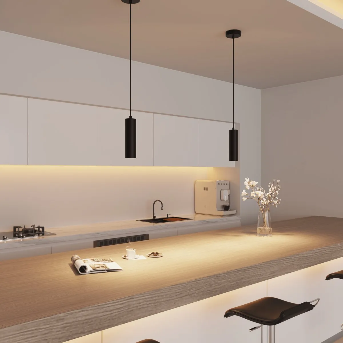 Calex Hanglamp GU10 - 1 Lichtpunt - Zwart