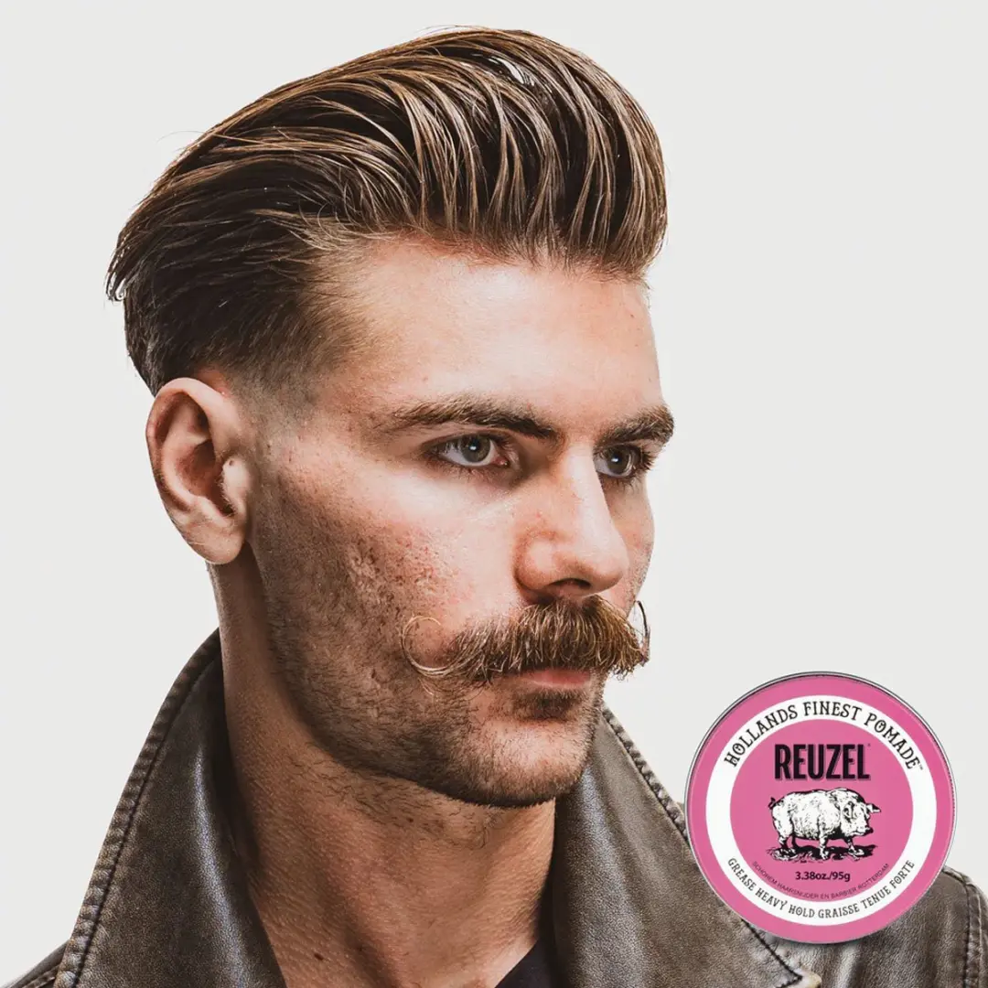 Reuzel Pomade Pink 95g - Heavy Hold