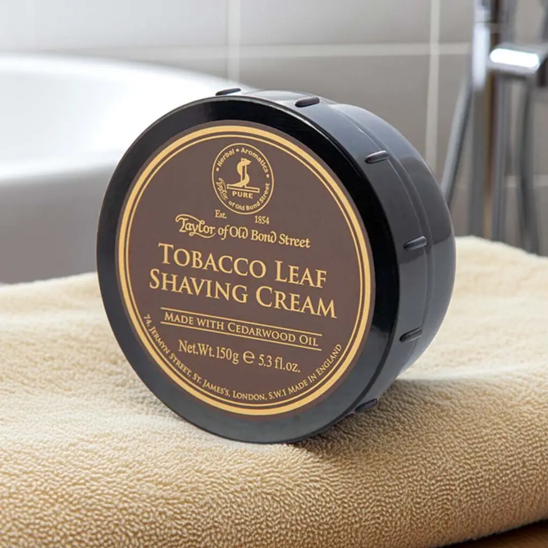 Taylor of Old Bond Street Leaf Scheercrème 150g