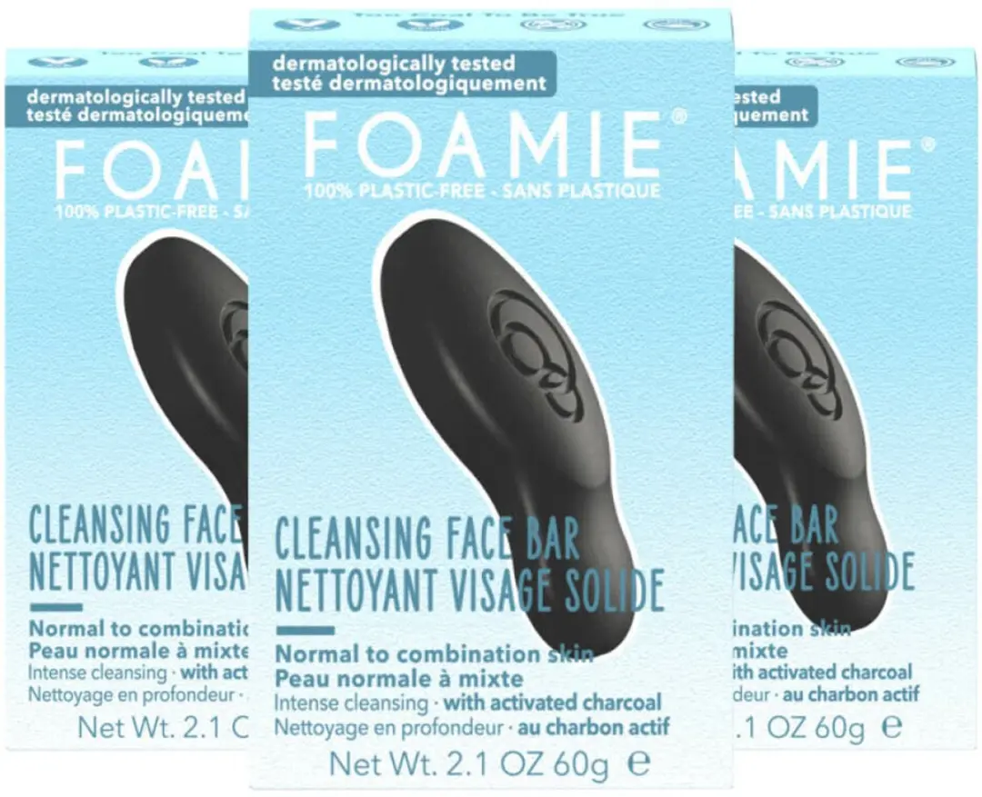 Foamie Face Bar Too Coal to Be True - 3 Stuks