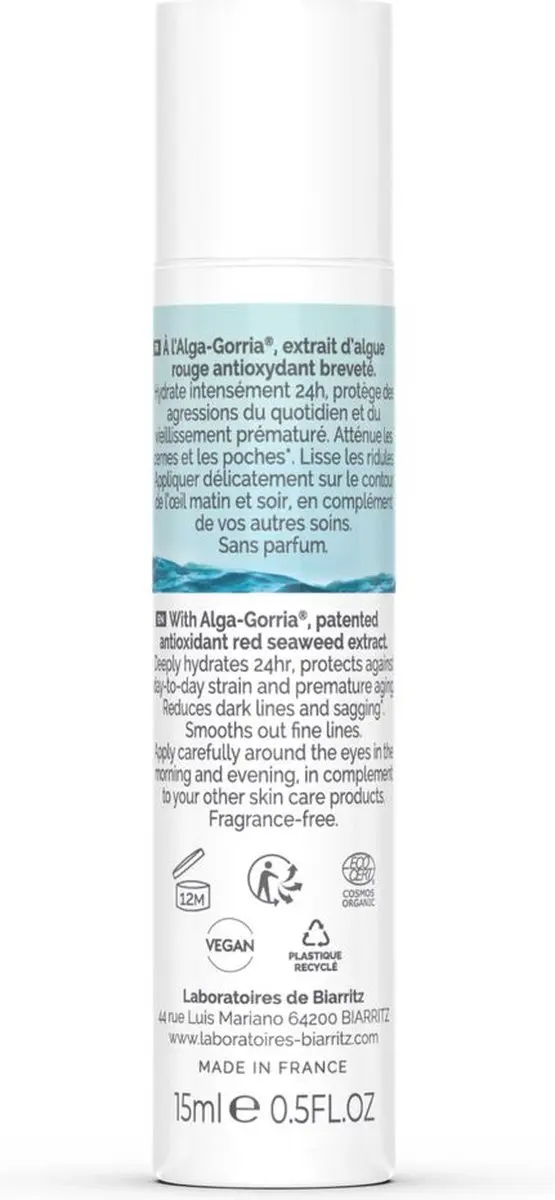Laboratoires de Biarritz Hydra Protect+ Oogcontourcrème 15ml