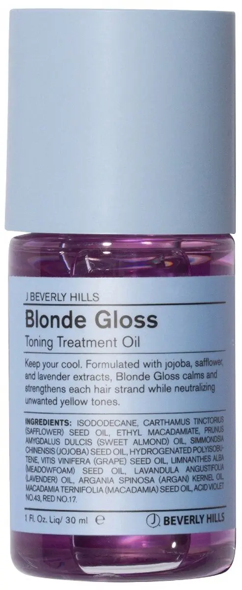 J Beverly Hills Blonde Gloss Toning Treatment Oil 30ml