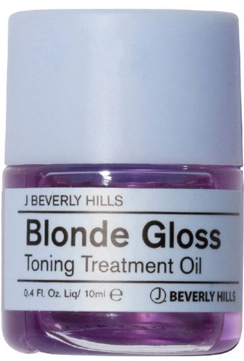 J Beverly Hills Blonde Gloss Toning Treatment Oil 30ml - Paars/Blauw