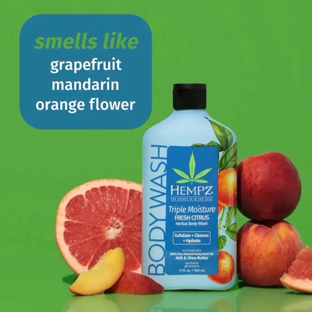 Hempz Original Fresh Citrus Herbal Body Wash 500ml