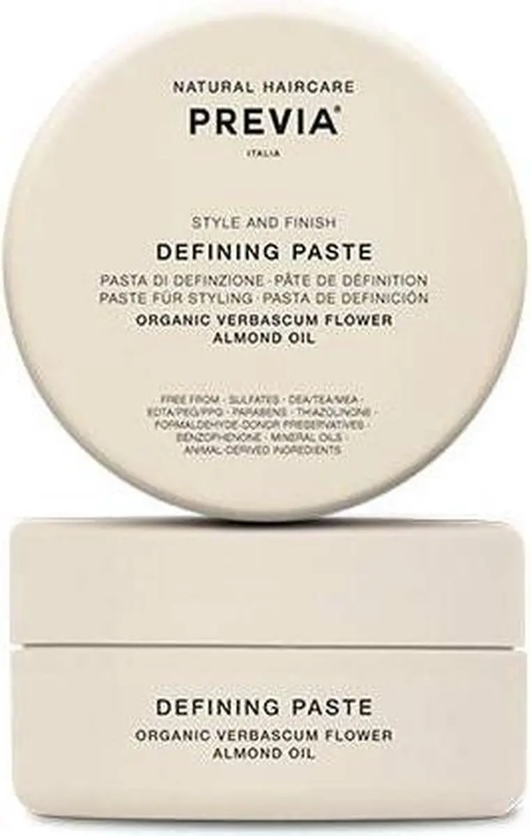Previa Natural Haircare Pasta Style & Finish 100ml