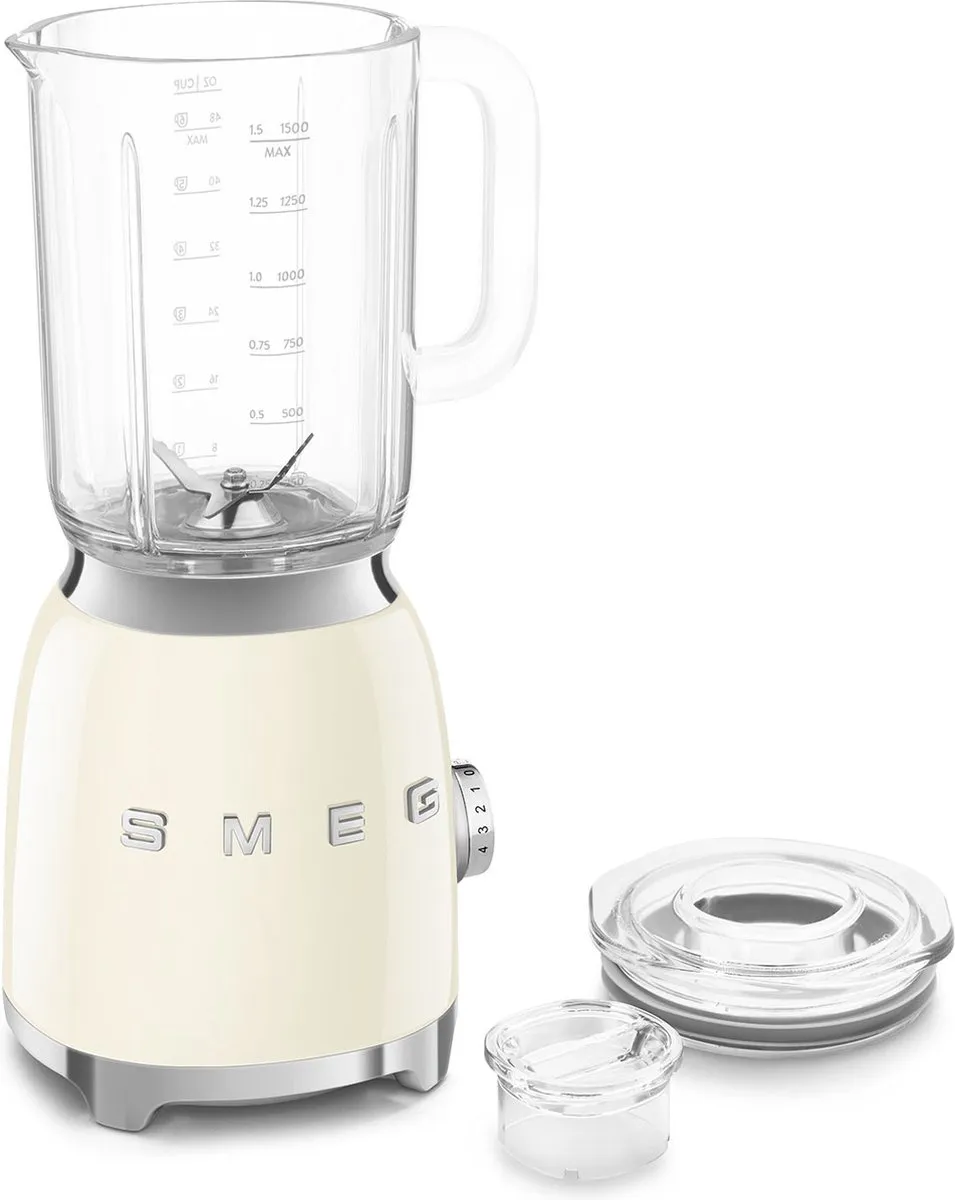 Smeg BLF03 Blender 800W 1,5L - Crème - Jaren '50 Stijl - afbeelding 6 van 6