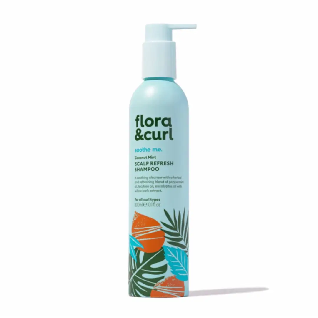 Flora & Curl Coconut Mint Scalp Refresh Shampoo 300ml