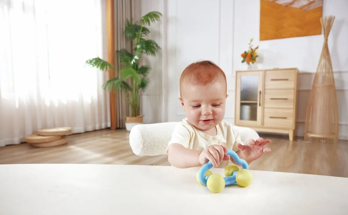 Hape E0071 Speelgoedauto Roll & Rassel - Veelkleurig