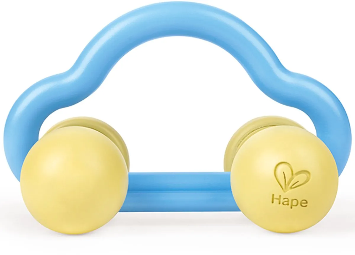 Hape E0071 Speelgoedauto Roll & Rassel - Veelkleurig