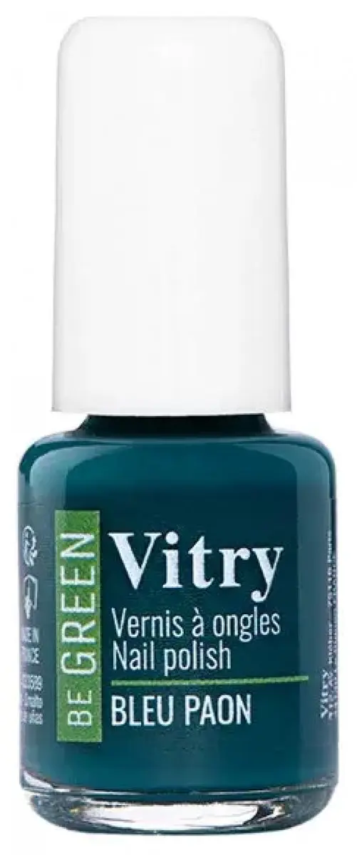 Vitry Be Green Nagellak Pauwblauw 6ml