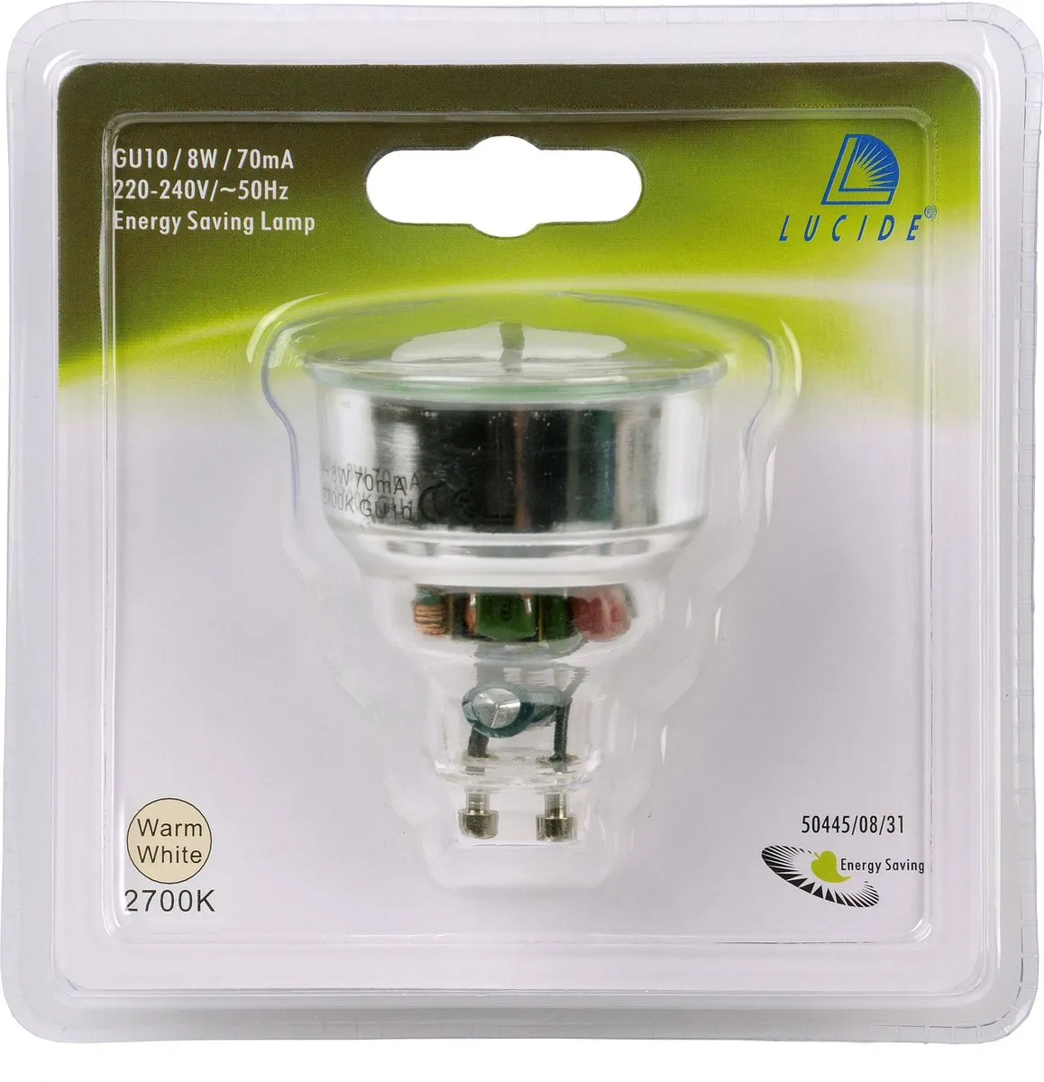 Lucide CFL Bulb GU10 8W 2700K