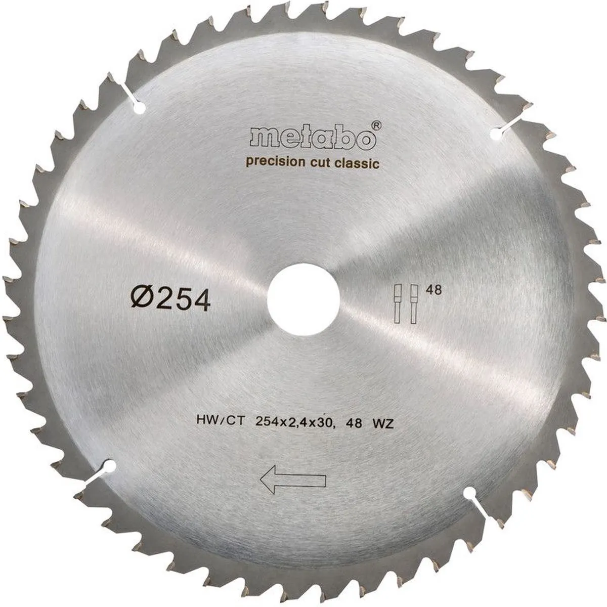 Metabo HW/CT Cirkelzaagblad 216x30mm 40 Tanden - afbeelding 6 van 6