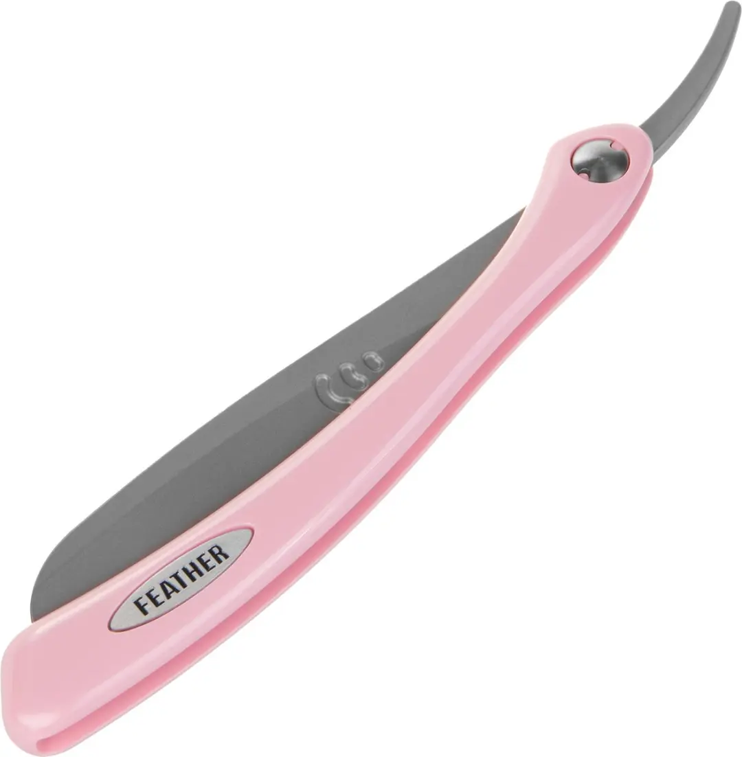 Feather Professional Artist Club Scheermes - Roze Handvat