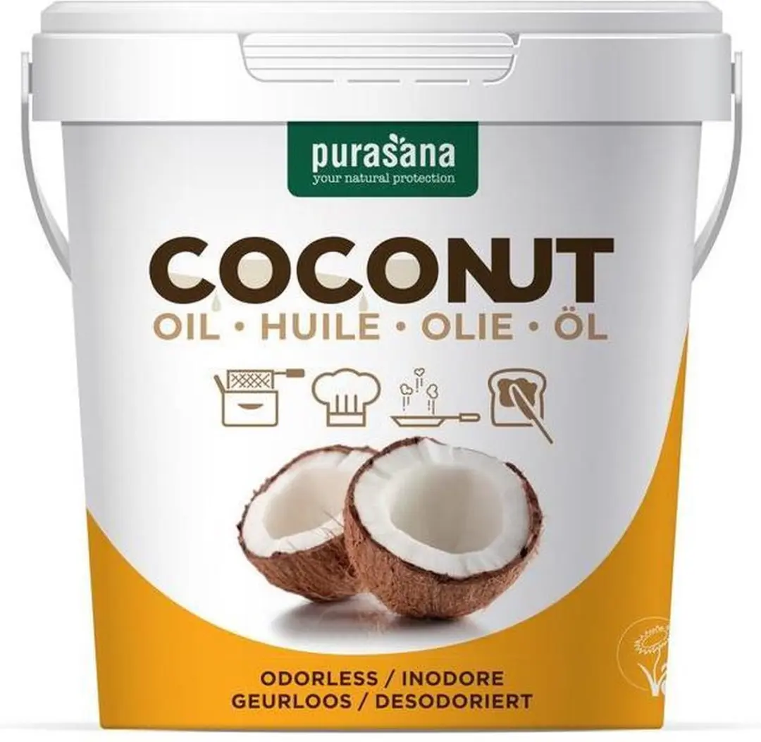 Purasana Ontgeurde Kokosolie Bio 500ml