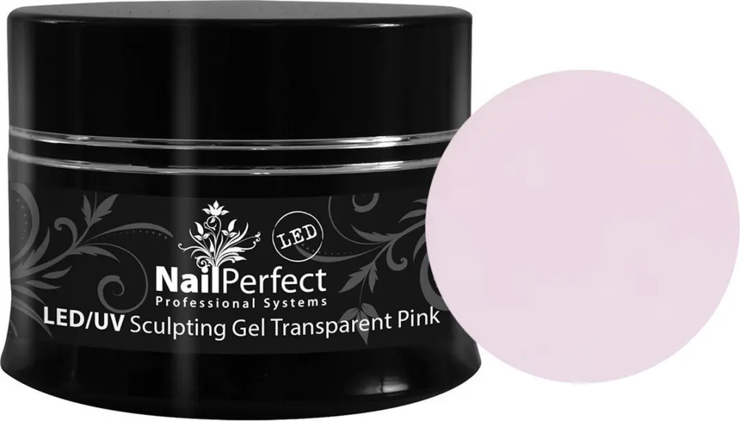 NailPerfect LED/UV Sculpting Gel Transparent Pink 45g