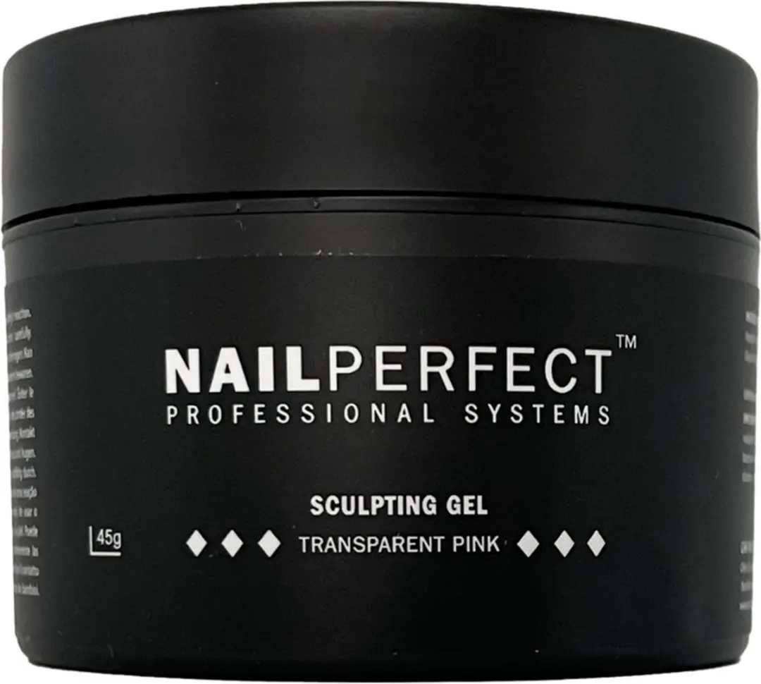NailPerfect LED/UV Sculpting Gel Transparent Pink 45g