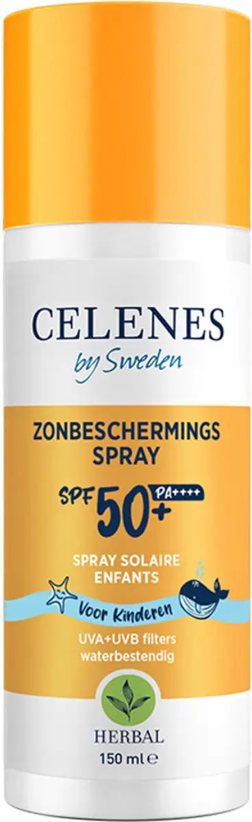 Celenes by Sweden Organic Zonnecrème SPF50 Kind 150ml