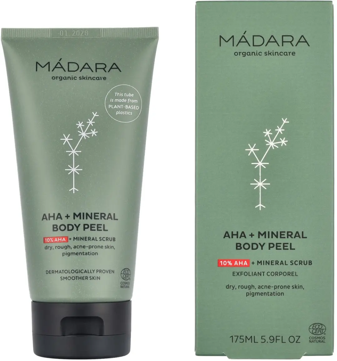 MÁDARA Aha+Mineral Lichaamspeeling 175ml