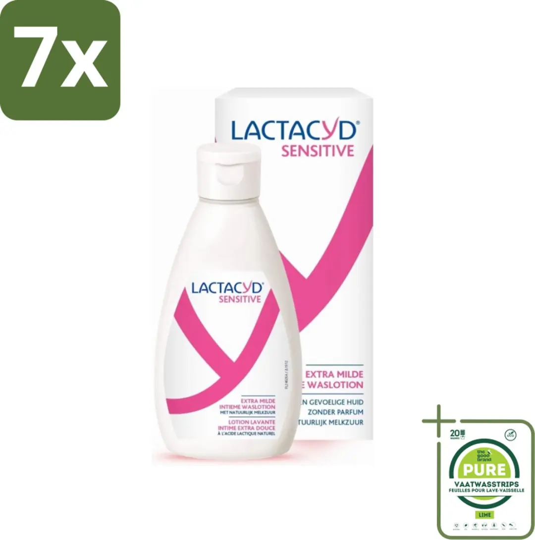 Lactacyd Sensitive Intieme Waslotion 300ml - 2100ml (7x300ml)