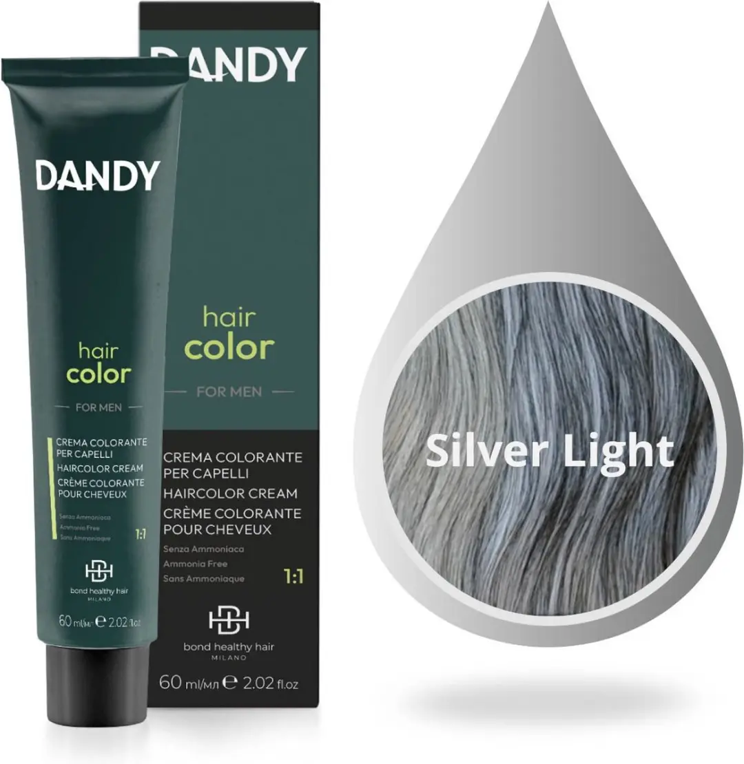 Dandy Hair Color 0.18 Licht Zilver 60ml