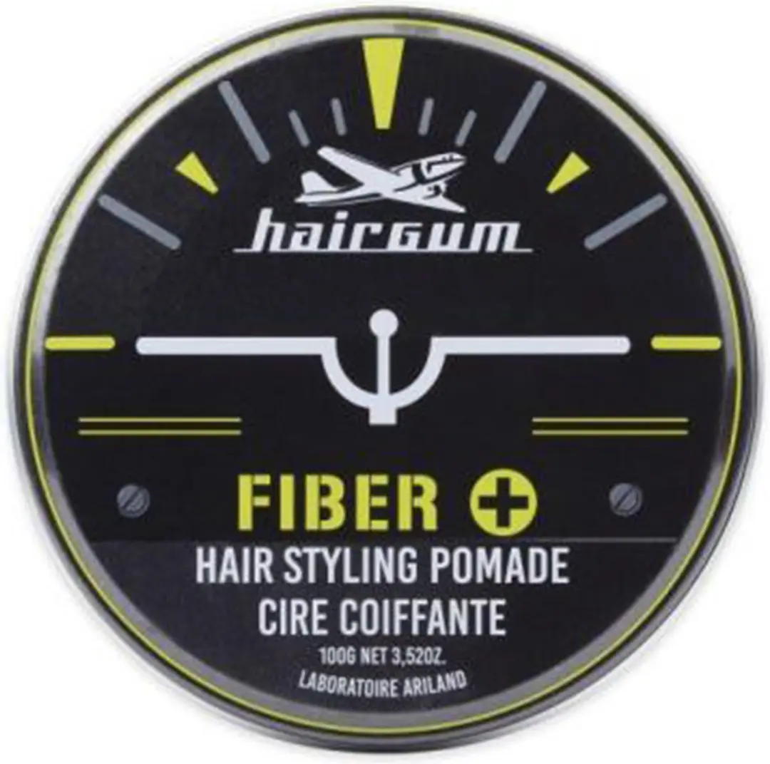 Hairgum Fiber+ Pomade 100g - Zwart