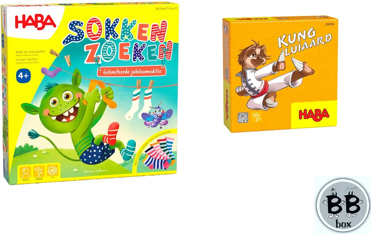 Haba Sokken Zoeken & Kung Luiaard
