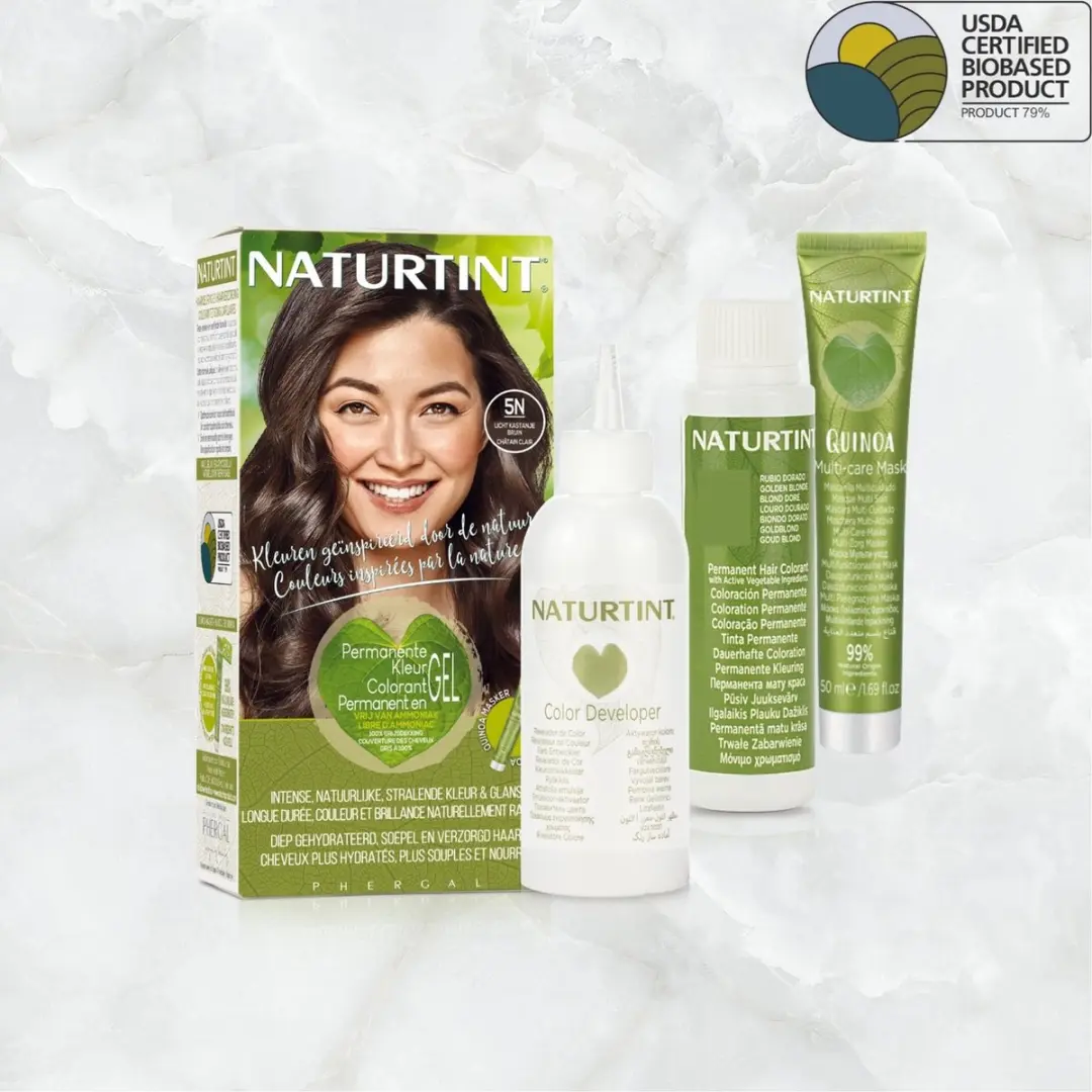 Naturtint Licht Kastanjebruin Haarkleuring 170ml - Vegan