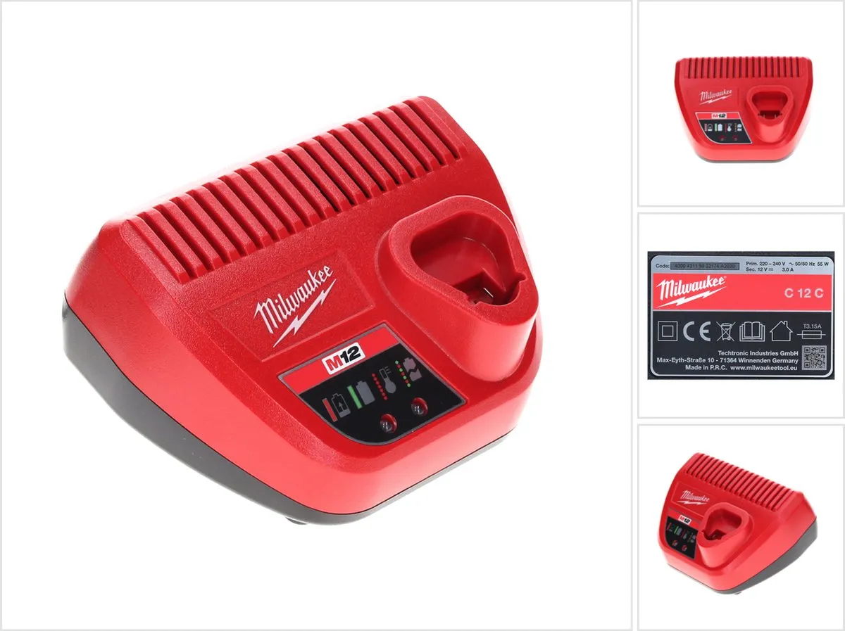 Milwaukee M12-C12C Lader 12V Li-Ion