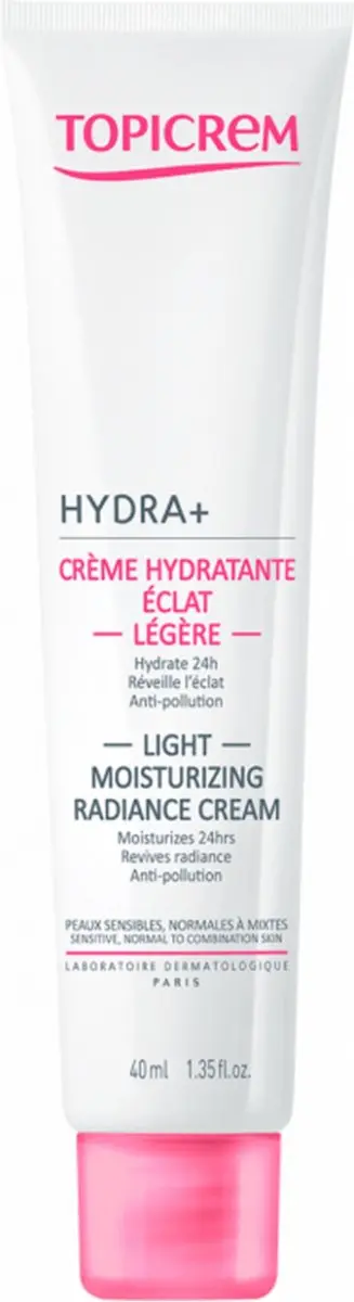 Topicrem Crème Face Care Hydra+ Light 40ml - 40 Stuks