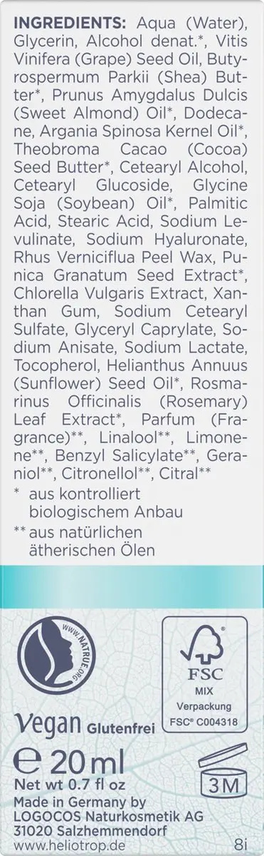 Heliotrop Active Hyaluron Ogen Vloeistof 20ml - afbeelding 6 van 6