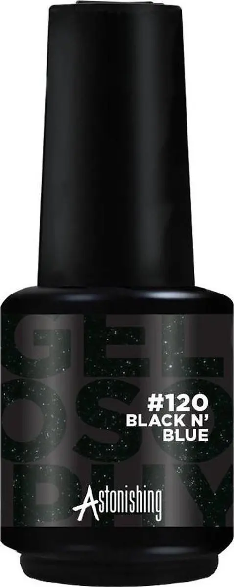 Astonishing Nails Gelosophy #120 Black 'N Blue Nagellak 15ml