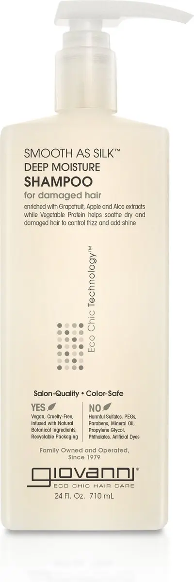 Giovanni Cosmetics Smooth as Silk Shampoo 710ml