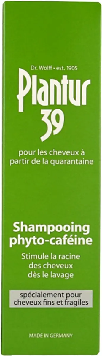 Plantur 39 Cafeïne Shampoo 250ml - afbeelding 6 van 6