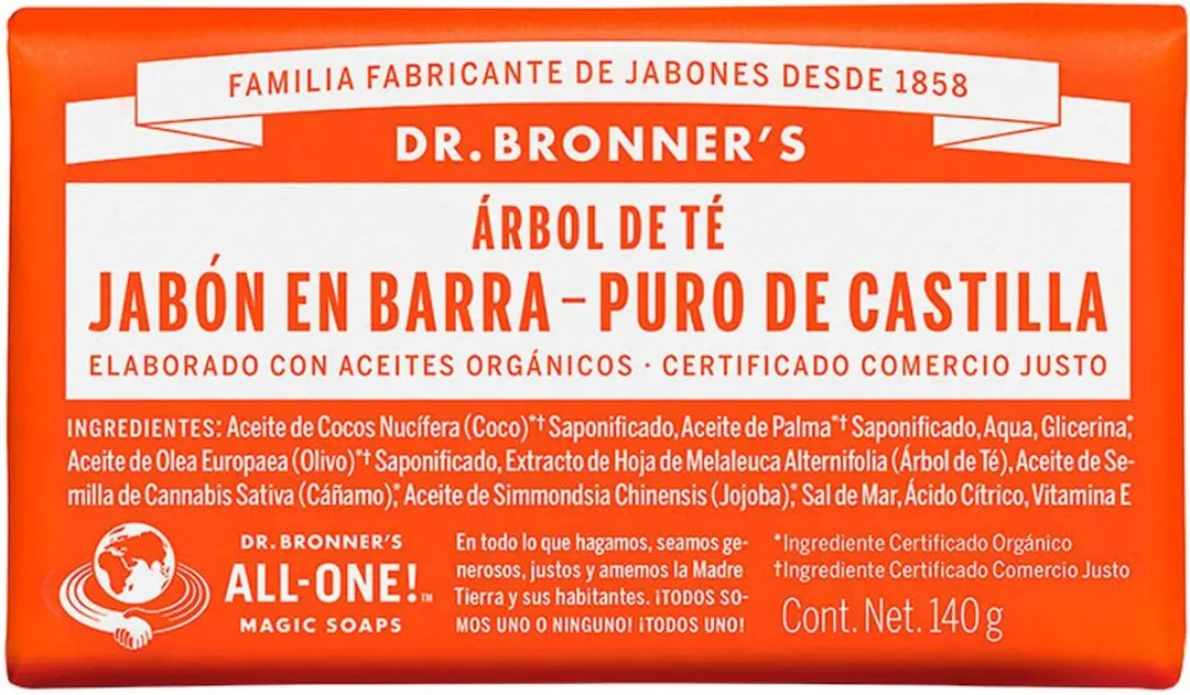 Dr. Bronner's Tea Tree Toiletzeep 140ml
