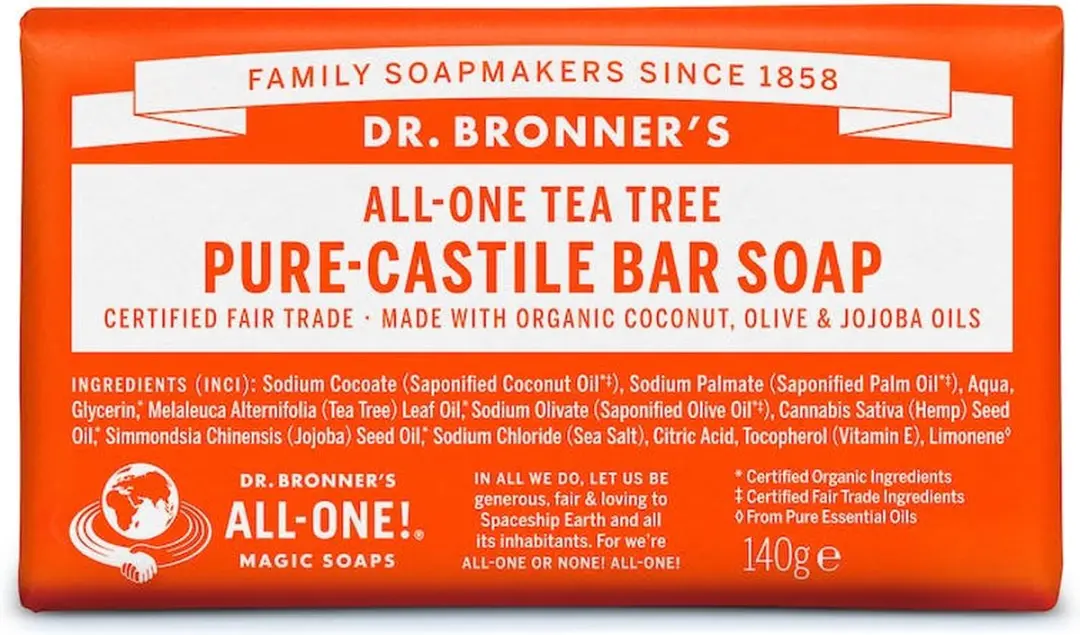 Dr. Bronner's Tea Tree Toiletzeep 140ml