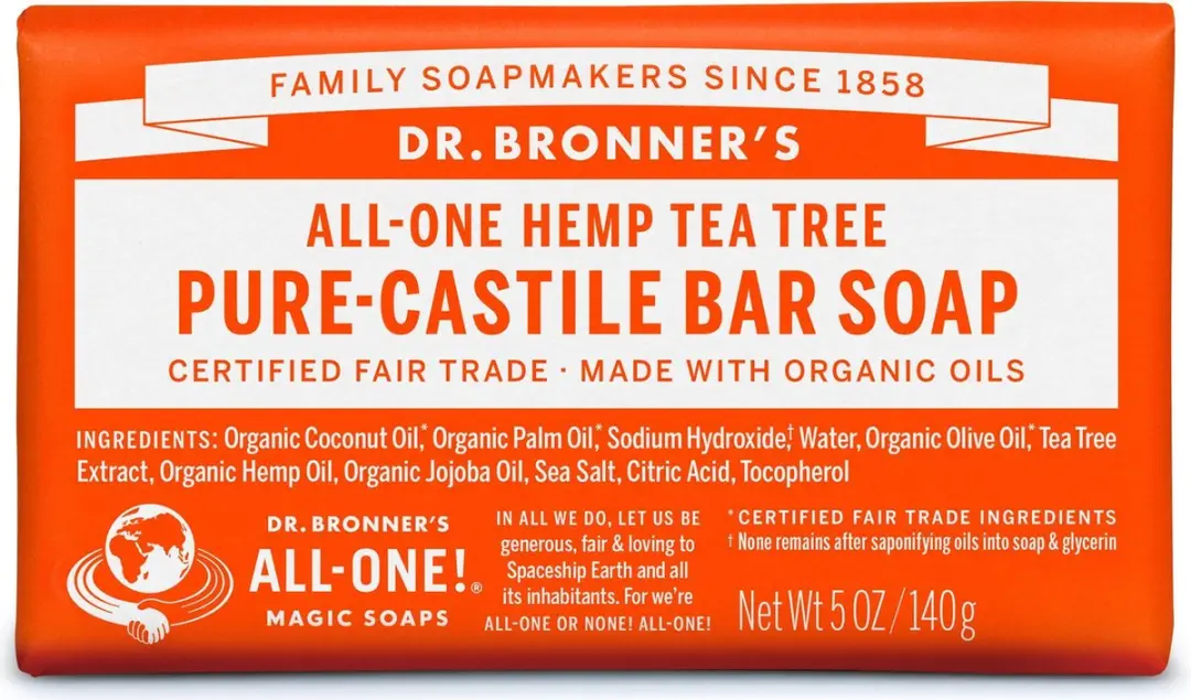 Dr. Bronner's Tea Tree Toiletzeep 140ml