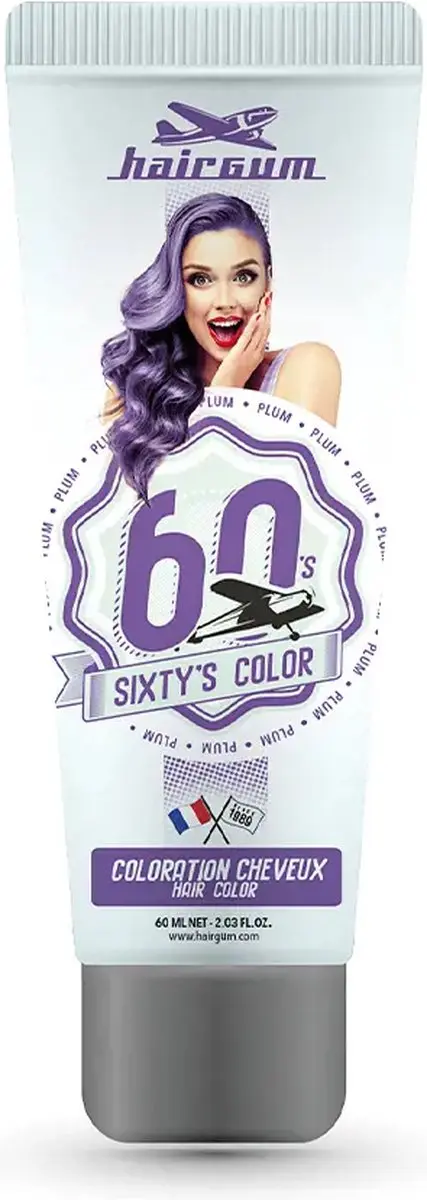 Hairgum Sixty's Color Mahonie Semi-permanente kleurstof 60ml