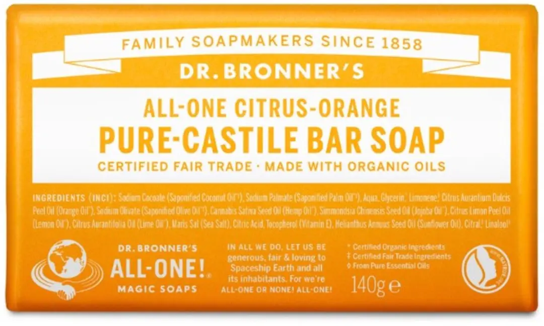 Dr. Bronner's Zeep Citrus & Orange 140ml