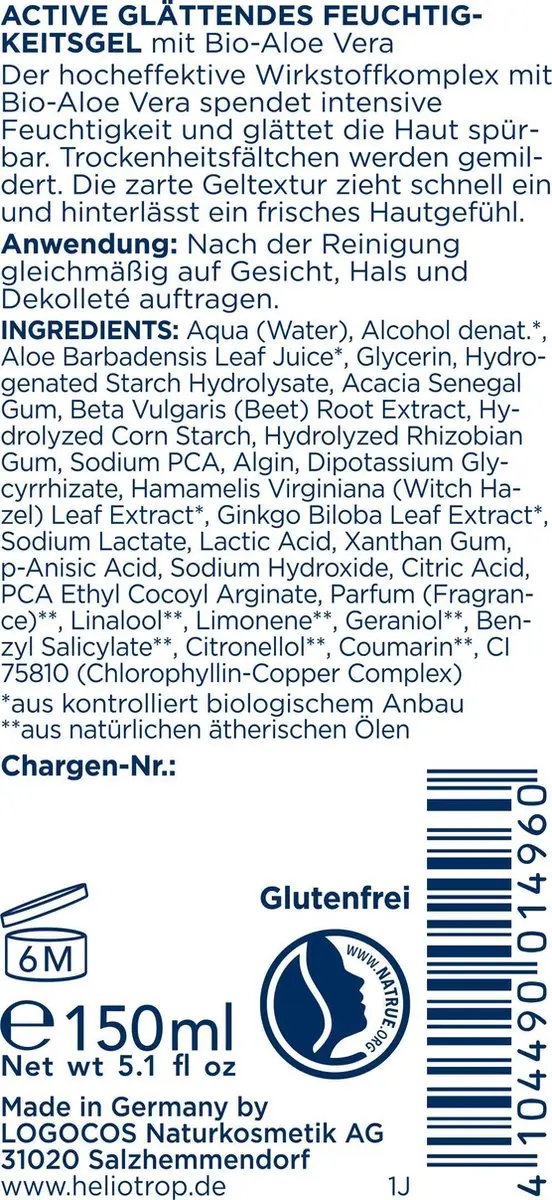 Heliotrop Active Vocht Inbrengende Gel 150ml