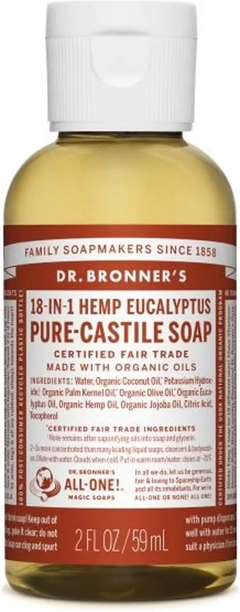 Dr. Bronner's Pure-Castile Zeep Eucalyptus 240ml