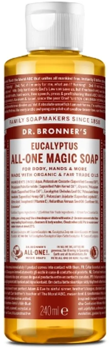 Dr. Bronner's Pure-Castile Zeep Eucalyptus 240ml