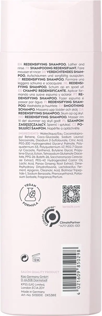 Kerasilk Redensifying Shampoo 250ml
