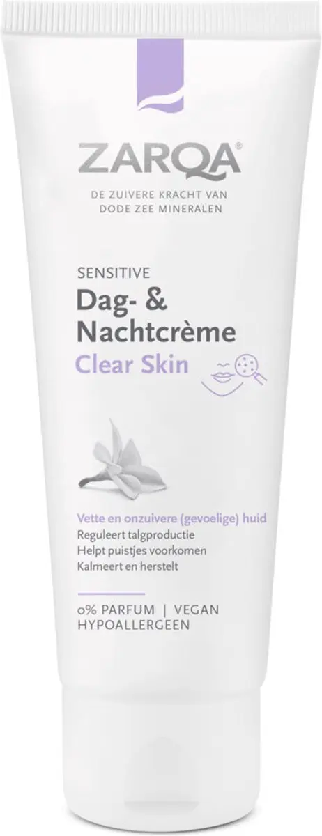 Zarqa Clear Skin Dag- en Nachtcreme 75ml