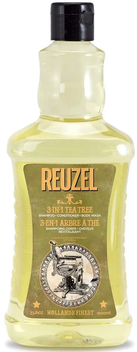 Reuzel 3-in-1 Tea Tree Shampoo Conditioner Masker 1000ml