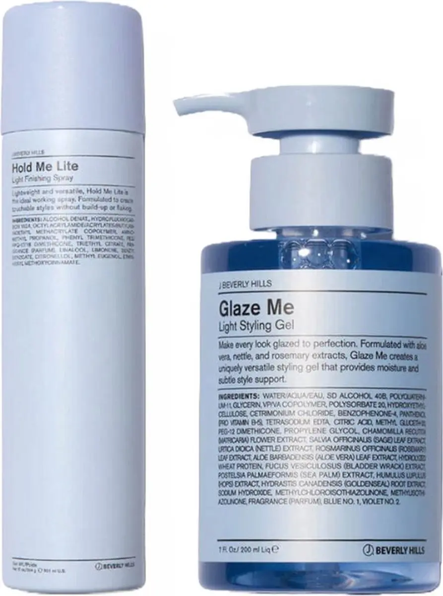 J Beverly Hills Styling Bundle Glaze Me + Hold Me Lite
