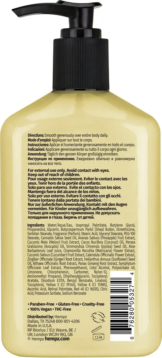 Hempz Original Sweet Pineapple & Honey Melon Bodylotion 250ml