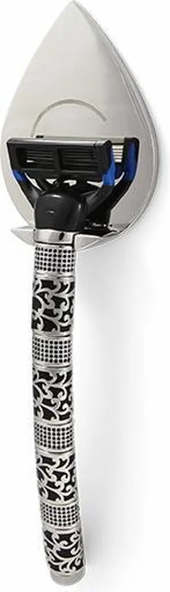 GLADDERR Hollow Victorian Black Sparkle Scheermes - 5 Bladen