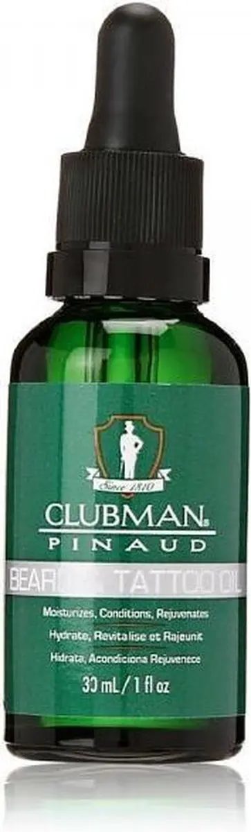 Clubman Pinaud Baard En Tattoo Olie 30ml