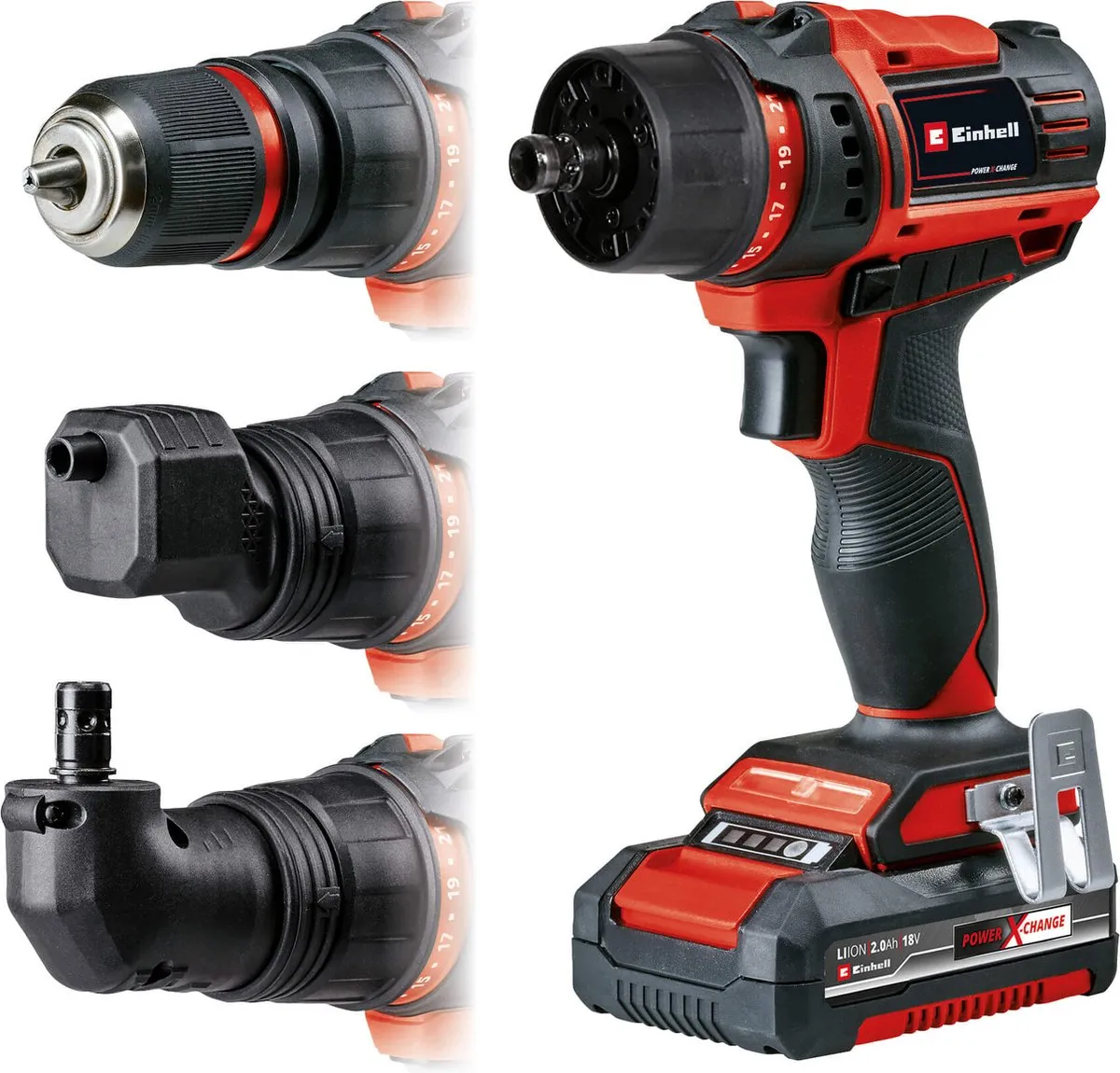 Einhell TE-CD 18/45 3X-Li Accu Boor-/Schroefboormachine